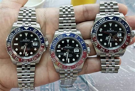 rolex bezel color change